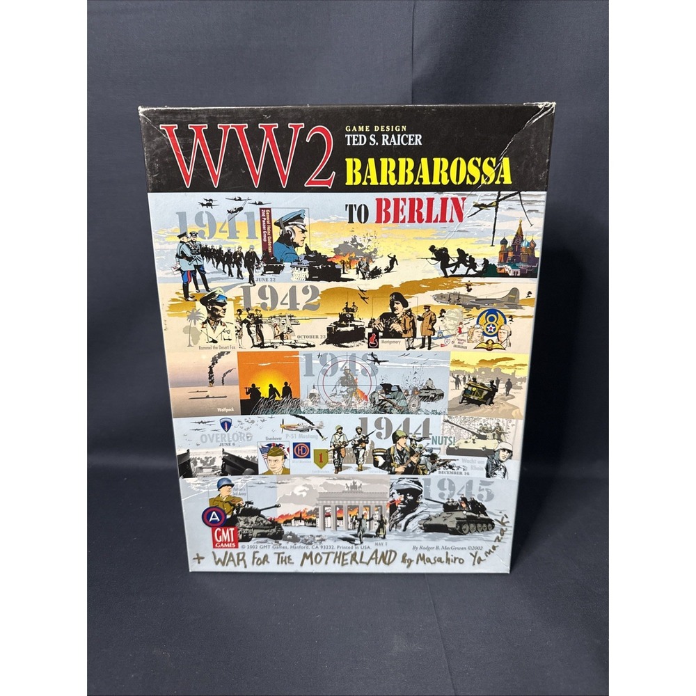 World War II: Barbarossa to Berlin  (GMT, 2002)  UNPUNCHED & COMPLETE
